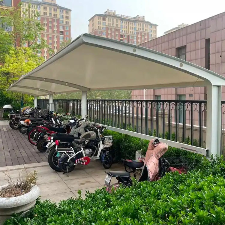 务川膜结构电动车棚